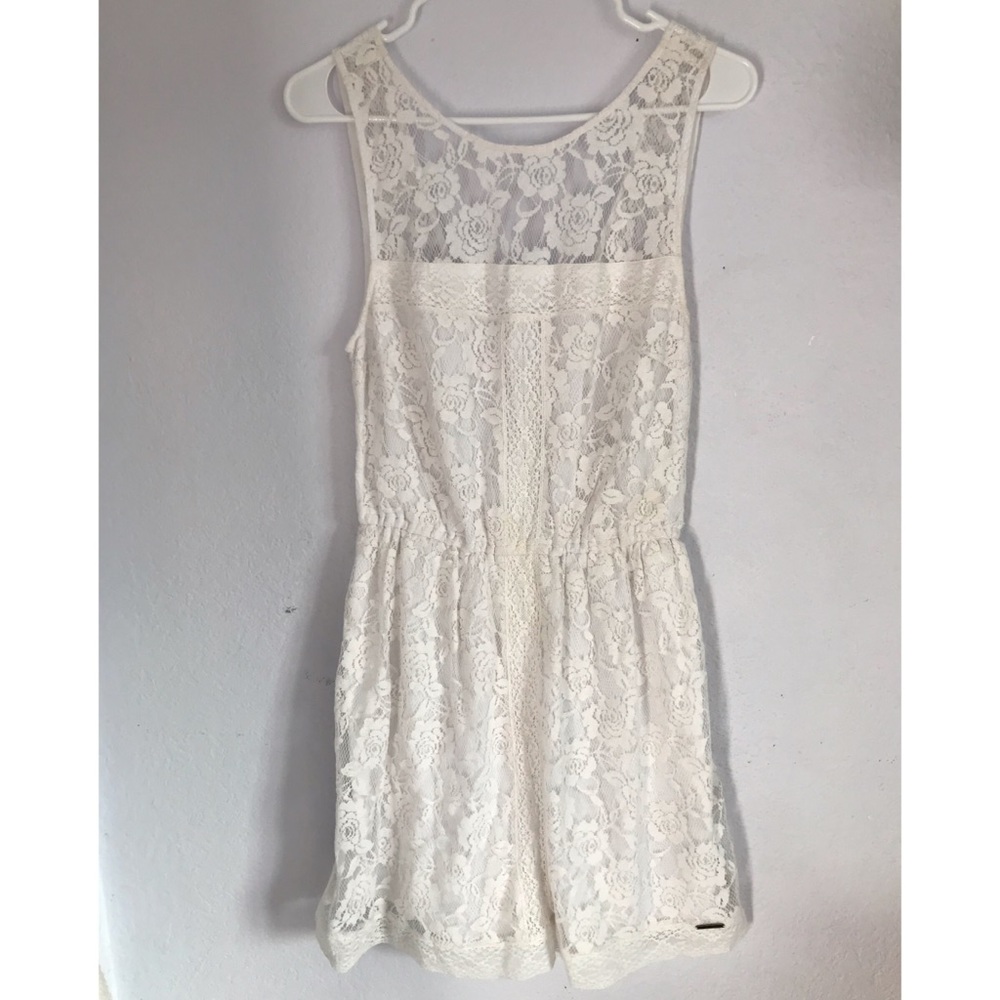 Abercrombie and Fitch L white lace dress